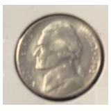 1943-S JEFFERSON "WAR-TIME" NICKEL (35% SILVER)