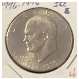 1776-1976 "BI-CENTENNIAL" EISENHOWER DOLLAR