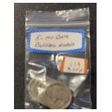 (BAG OF 5) BUFFALO NICKELS ***NO DATRES***