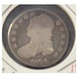 1824 CAPPED BUST HALF DOLLAR (90% SILVER) ***FULL
