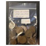 (ROLL) LINCOLN WHEAT BACK CENTS (1940 - 58-P&D)