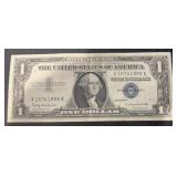 1957-B $1.00 SILVER CERTIFICATE (VF)