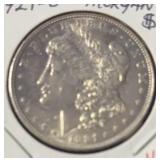 1921-D MORGAN SILVER DOLLAR ***LAST YEAR*** (XF)