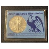 1998 SILVER AMERICAN EAGLE ***.999 FINE SILVER***