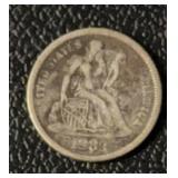 1883 SEATED LIBERTY DIME (90% SILVER)