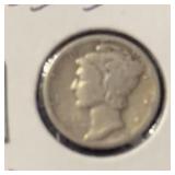 1935-S MERCURY DIME (90% SILVER) (GOOD)