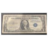 SERIES 1935-E $1.00 SILVER CERTIFICATE (AG)
