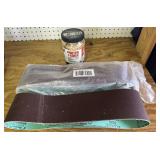 SANDING BELTS & PLATE JOINTING BISCUITS-NEW