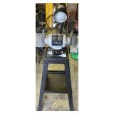 DELTA BENCH GRINDER ON STAND-CHECK OUT THE PIC