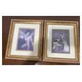 (SET)FRAMED ARTWORK-EACH IS APPROX. 10"x12"