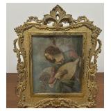 VINTAGE BRASS PHOTO FRAME-CHECK IT OUT