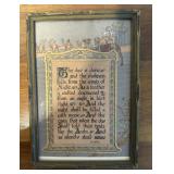 FRAMED DECOR-"WRITINGS"