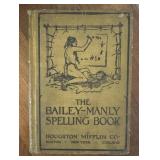 BOOK FROM THE PAST-"THE BAILEY-MANLY SPLLING BOOK"