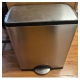 "SIMPLEHUMAN" TRASH CAN W/FOOT ACTIVATED LID