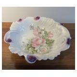 VINTAGE SERVING BOWL-FLORAL PATTERN DESIGN