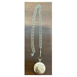 WATCH W/CHAIN-CHECK OUT THE PIC