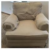 UPHOLSTERED ARM CHAIR-VERY CLEAN