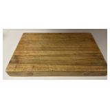 WOODEN CUTTING BVOARD-APPROX. 16"x20"x2"