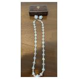 LADIES JEWELRY ITEMS-NECKLACE & EARRINGS W/BOX/