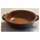 STONEWARE BAKING PAN-APPROX. 10" DIAMETER