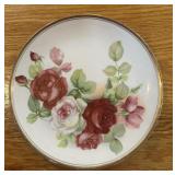 VINTAGE PLATE-FLORAL DESIGN