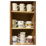ITEMS FROM THE KITCHEN CABINET-COFFEE CUPS