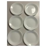 (6)CORELLE PLATES-APPROX. 10" DIAMETER