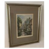 FRAMED ARTWORK-APPROX. 16"x20"