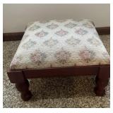 VINTAGE FOOT/KNEELING STOOL W/UPHOLSTERED TOP-