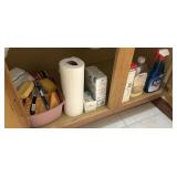 ITEMS FROM UNDER THE BATHROOM SINK CABINET-CHECK