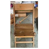 WOODEN FOLDING CHAIR-DEPAUW