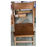 WOODEN FOLDING CHAIR-DEPAUW/ABBY RENTS