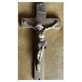 METAL RELIGIOUS DECOR-DATED "1945"