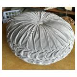 LARGE PLEATED PILLOW-APPROX. 18"x11"