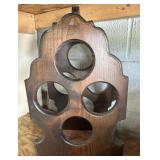 WINE BOTTLE RACK-WOODEN