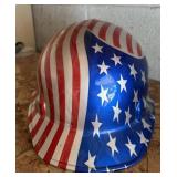 CONSTRUCTION HARD HAT-AMERICANA THEMED