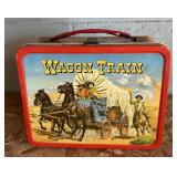 VINTAGE LUNCH BOX-"WAGON TRAIN"/NO THERMOS