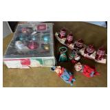 VINATGE HOLIDAY DECOR ITEMS-CHECK OUT THE PIC