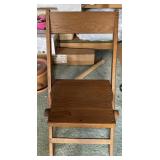 WOODEN FOLDING CHAIR-DEPAUW