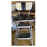 VINTAGE COSCO KITCHEN STOOL W/STEPS-CHECK OUT THE