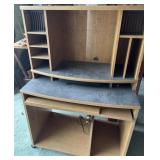 COMPUTER WORKSTATION/DESK-APPROX. 42" WIDE
