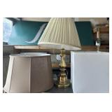 TABLE LAMP W/SHADE & (2)SHADES