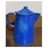 ENAMELWARE COFFEE POT-APPROX. 14� TALL ENAMELWARE COFFEE POT-APPROX. 14� TALL