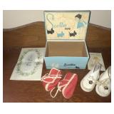 VINTAGE BABY SHOES & MORE W/VINTAGE BOX VINTAGE BABY SHOES & MORE W/VINTAGE BOX