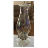 KEROSENE LAMP W/CHIMNEY-CLEAR KEROSENE LAMP W/CHIMNEY-CLEAR