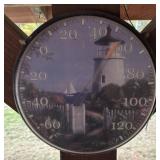 OUTDOOR THERMOMETER-LIGHTHOUSE DESIGN OUTDOOR THERMOMETER-LIGHTHOUSE DESIGN