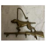 BRASS KEY HOLDER-BIRD DOG DESIGN BRASS KEY HOLDER-BIRD DOG DESIGN