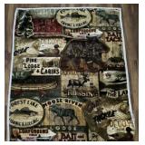 FLEECE THROW-APPROX. 6�x5� FLEECE THROW-APPROX. 6�x5�