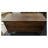 VINTAGE BLANKET CHEST-APPROX. 50� LONG VINTAGE BLANKET CHEST-APPROX. 50� LONG