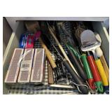 ITEMS FROM THE KITCHEN DRAWER-ASSORTED/CHECK OUT ITEMS FROM THE KITCHEN DRAWER-ASSORTED/CHECK OUT